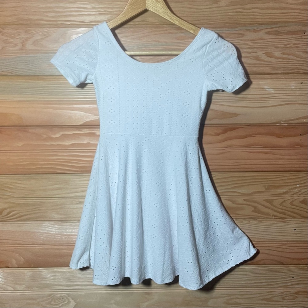 Pinc Girls White Dress - Size 8